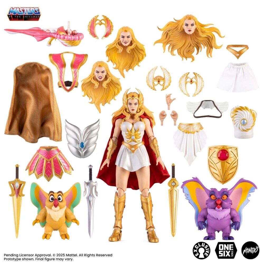 Gesamtes Zubehör She-Ra Deluxe
