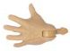 Hand offen links