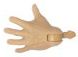 Hand offen links
