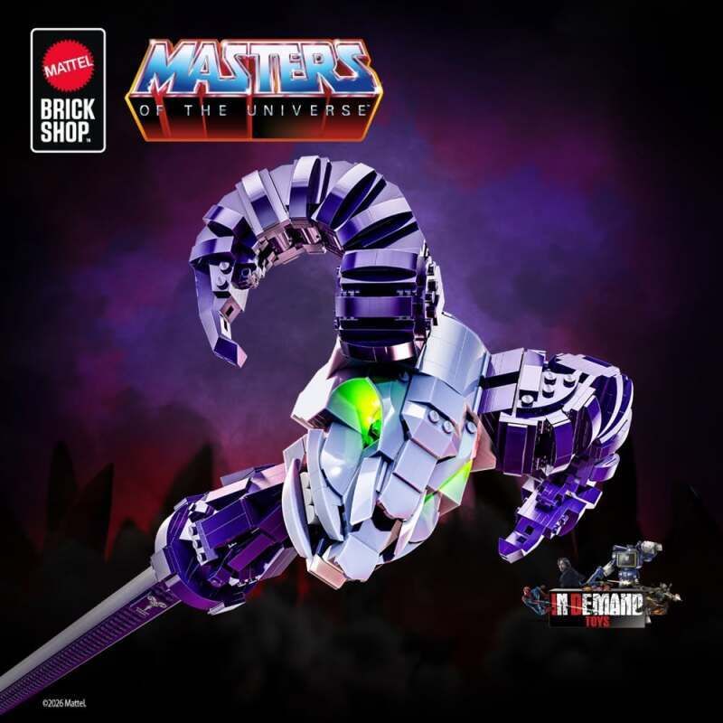 Skeletor Havoc Staff 1/2 Scale Replica Building Set