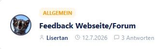 Lisertan Beitrag