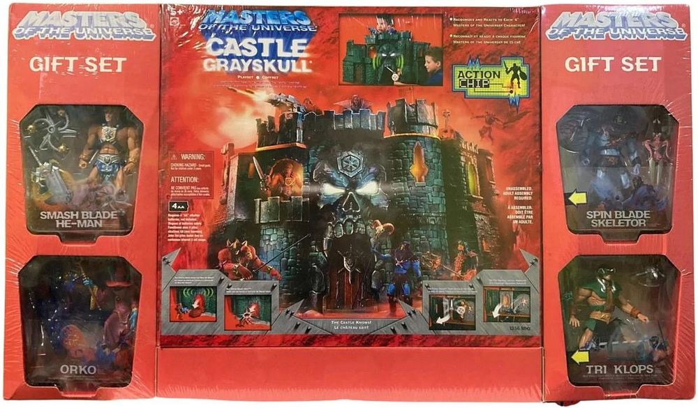 Castle Grayskull + 4 Figures