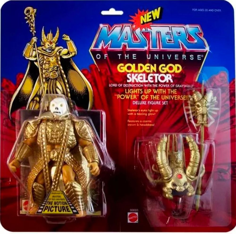 Golden God Skeletor (US Card) – Bild 1