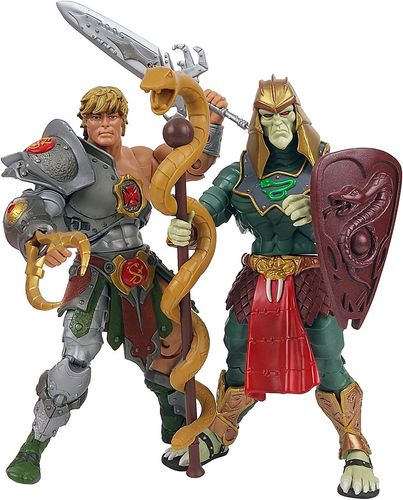 Snake Armor He-Man vs. Battle Armor King Hssss